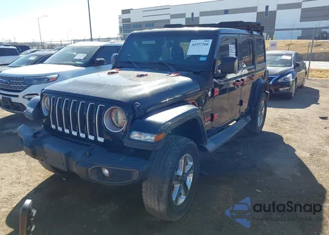 2019 Jeep Wrangler Unlimited Sahara 4X4 z USA, uszkodzony, nr VIN 1C4HJXEN5KW624843